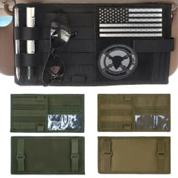 Car Sun Visor Organizer Universal Car Sunshade Storage Clip for Car Accessories Storage Holder Molle Hunting Gears Bag