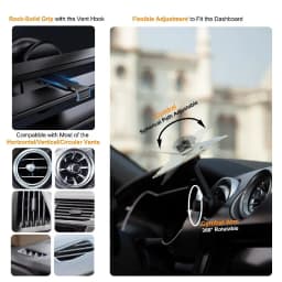 Car Cymbal Air Vent Mini Drum Crash Cymbal for Car Dashboard Compact & Durable Musical Car Accessory for Drivers