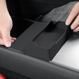 for Tesla Model 3 Y Juniper 2025 2026 Center Console Armrest Storage Box Glasses Holder Tray Case Organizer Interior Accessories