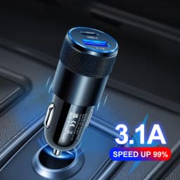 70W USB C Car Charger Type C Fast Charging Phone Adapter For iPhone Xiaomi Huawei PD Phone Charger Car Adapter Cigarette Lighter