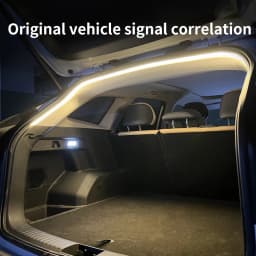 New car trunk lighting modified SUV trunk atmosphere light decorative light LED outdoor camping light strip