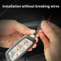 New car trunk lighting modified SUV trunk atmosphere light decorative light LED outdoor camping light strip