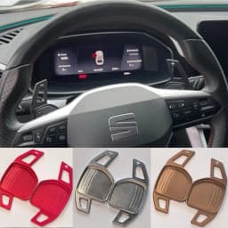 Shift Paddle for Seat Leon FR Cupra Ateca Ibiza 6P Arona Tarraco Alhambra Car Steering Wheel Extension Shifter DSG Gear Stickers