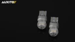 2x AUXITO T20 7443 7440 W21W W21/5W LED Bulb DRL Parking Reverse Lamp Stop Brake Signal Light White/Red/Yellow 12V 360° Lighting