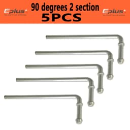 Universal Car Exhaust Pipe Drop Hanger Fastener Steel Hook Muffler Hanging Hook 90 Degrees & 0 Degrees & 45 Degrees