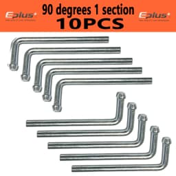 Universal Car Exhaust Pipe Drop Hanger Fastener Steel Hook Muffler Hanging Hook 90 Degrees & 0 Degrees & 45 Degrees