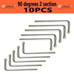Universal Car Exhaust Pipe Drop Hanger Fastener Steel Hook Muffler Hanging Hook 90 Degrees & 0 Degrees & 45 Degrees