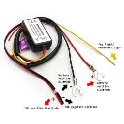 1pc DRL Controller For Car LED Daytime Running Light Auto Automatic ON/OFF Controller Module DRL Relay Kits