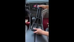 2Pcs Car Seat Gap Filler Seat Crevice Storage Box Bag Between Seats Console Organizer Decoration Interior Auto Accessories