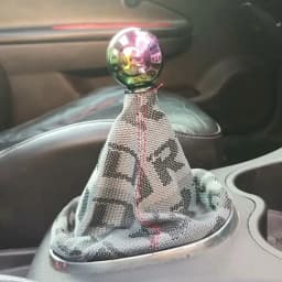 JDM Style Canvas Universal Shift Lever Knob Boot Cover Racing Shift Knob Collars