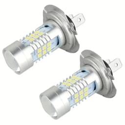 2PCS front LED headlight bulbs headlamp H7 high and low beam 6000K super white