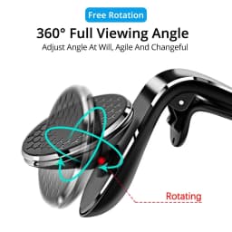 Magnetic Car Phone Holder Stand Air Vent Mount GPS Smartphone Support For iPhone Samsung Xiaomi Huawei Universal 360° Rotation