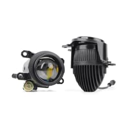 2.0 Bi Led Projector Lens Auto LED Fog Lights 3000K 4300K 6000K High and Low Beam for Toyota Nissan Tricolor Lens Fog Lamp