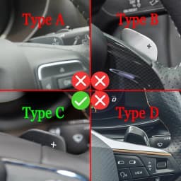 Shift Paddle for Seat Leon FR Cupra Ateca Ibiza 6P Arona Tarraco Alhambra Car Steering Wheel Extension Shifter DSG Gear Stickers