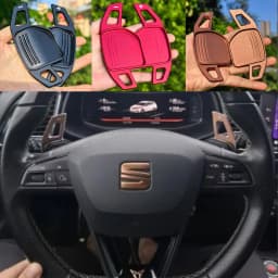 Shift Paddle for Seat Leon FR Cupra Ateca Ibiza 6P Arona Tarraco Alhambra Car Steering Wheel Extension Shifter DSG Gear Stickers