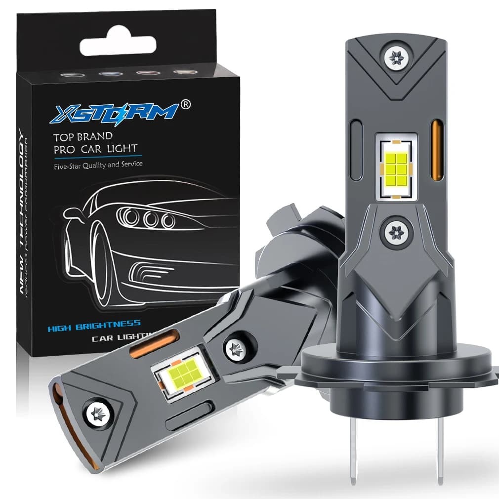 XSTORM H4 H7 LED Light Bulbs 25000LM 70W LED Headlight Canbus Hi/low Lamp 6500K 12V 24V Headlamp Fog Lights for Car Plug Play
