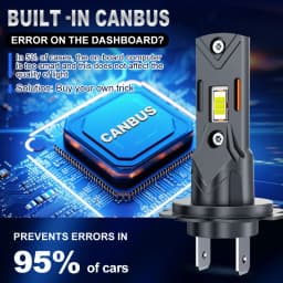 XSTORM H4 H7 LED Light Bulbs 25000LM 70W LED Headlight Canbus Hi/low Lamp 6500K 12V 24V Headlamp Fog Lights for Car Plug Play