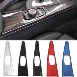 For BMW 3 4 Series F30 F31 F32 F36 3GT 320i Carbon fiber Car Center Console Gear Shift Panel Sticker Cover Interior Decoration