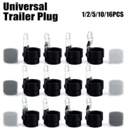 Universal Trailer Plug Holder Weatherproof Protective Rigid Accessory for 7 to 13P Trailers Dirt Protection Plug Adapter