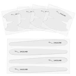 8pcs Car Door Handle Stickers Transparent Protector Film For Jaguar X S F XF XE XJ XK XEL XFL XJL XJ6 XJS XKR XFR F-Type F-Pace