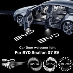1pcs HD Car Door Puddle Lights For BYD Atto3 Seal Sealion 07 Han Tang Song Plus LED Logo Ghost Shadow Welcome Lamp Plug & Play