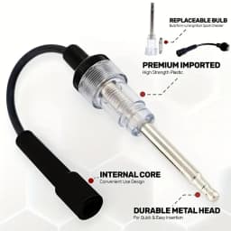 Car Spark Plug Tester Pen Ignition Coil Tester Tool Auto Checker Detector Automotive Ignition System Tester Automotive Ignition