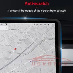 For Tesla Model 3 Y Silicone Protective Frame Edge Cover Central Control Accessories Navigation Screen Protector Interior Trim