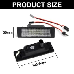 LED Number License Plate Lights FOR BMW 1 6 Series E81 E87 F20 F21 E63 E64 F06 F12 F13 Z4 E85 E86 Coupe Hatchback 63267193294