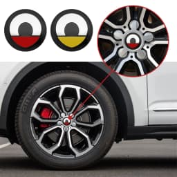 4pcs For Smart Fortwo Forfour 453 451 452 450 454 56mm 60mm Car Emblem Wheel Center Hub Caps Stickers Auto Rim Cover Accessories