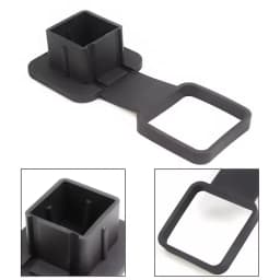 Trailer Hitch Receiver Cover Plug Rubber Tow Plug Tube Cap Protector for Mercedes Toyota Jeep Ford Chevrolet RAM Dodge