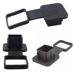 Trailer Hitch Receiver Cover Plug Rubber Tow Plug Tube Cap Protector for Mercedes Toyota Jeep Ford Chevrolet RAM Dodge