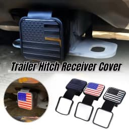 Trailer Hitch Receiver Cover Plug Rubber Tow Plug Tube Cap Protector for Mercedes Toyota Jeep Ford Chevrolet RAM Dodge