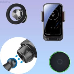 Designed for Renault Grand Koleos 2024 2025 Phone Holder Car Magnetic Mount Smart Sensing Wireless Charging One-Touch Release Qi