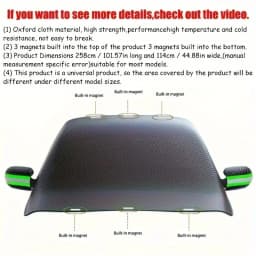 Universal Oxford Fabric Car Front Windscreen Cover Car Windshield Snow Sun Shade Cover With Reflective Stripe Winter Snow Cover