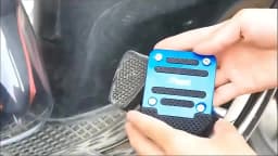 Automotive universal anti-skid pedal cover, interior modification, pedal personality modification accessories, anti-skid pedal