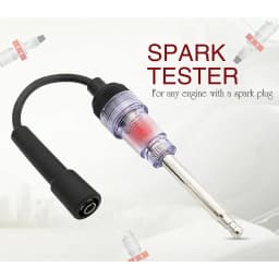 Universal Ignition Spark Tester Engine Diagnostic Tool In Line Checker with Metal Connectors for Car Truck Lawnmower Motorcycle