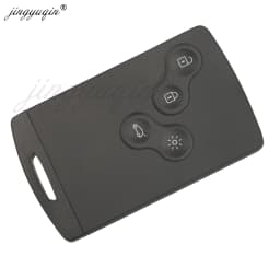 jingyuqin for Renault Megane Ill Scenic Ill Laguna Fluence 2008-2016 Car Remote Key ID46 PCF7941 4BT No-KeylessGo +Emergency Key