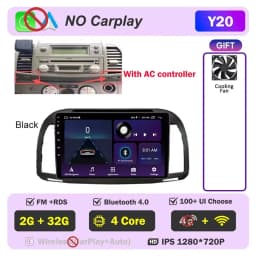 Carplay Android Car Radio For Nissan March Micra K12 2002- 2010 Auto GPS Navigation Head Unit Stereo 4G WIFI Multimedia Wireless