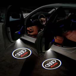 2pcs Car Door Logo Light Led Projector Lamp For QUTTRO Audi Sline A3 A1 A4 B8 B7 A6 C7 A5 A7 A8 B9 B6 C6 Q2 Q3 Q5 Accessories