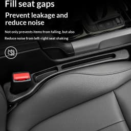 1Pair Seat Gap Plug Strips Seat Edge Protection Plug Strips and Seat Anti-leakage Gap Strips for The Driver and Front Passenger
