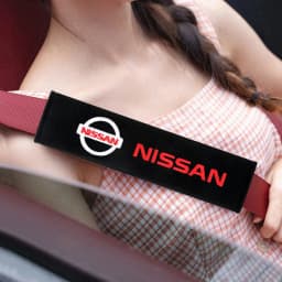 2Pcs Car Seat Belt Cover Shoulder Protection Pads For Nissan X-trail Qashqai Note Juke Sentra Patrol Leaf Car Accessories