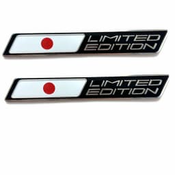 Limited Edition Japan National flag Aluminium Adhesive Emblem Rear Trunk Badge Fender Sticker Body Decal car emblem