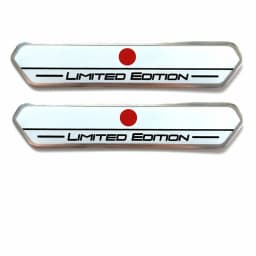 Limited Edition Japan National flag Aluminium Adhesive Emblem Rear Trunk Badge Fender Sticker Body Decal car emblem