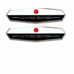 Limited Edition Japan National flag Aluminium Adhesive Emblem Rear Trunk Badge Fender Sticker Body Decal car emblem