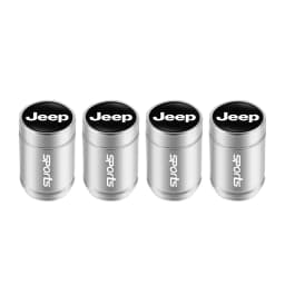 Car Tire Wheel Valve Caps Cover Suede Car Key Chain Ring Keychain For Jeep Grand Cherokee Wrangler JK Gladiator Compass Patriot