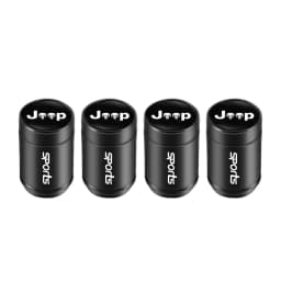 Car Tire Wheel Valve Caps Cover Suede Car Key Chain Ring Keychain For Jeep Grand Cherokee Wrangler JK Gladiator Compass Patriot