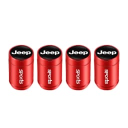 Car Tire Wheel Valve Caps Cover Suede Car Key Chain Ring Keychain For Jeep Grand Cherokee Wrangler JK Gladiator Compass Patriot