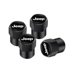 Car Tire Wheel Valve Caps Cover Suede Car Key Chain Ring Keychain For Jeep Grand Cherokee Wrangler JK Gladiator Compass Patriot