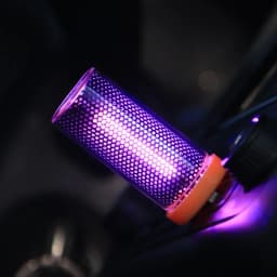 USB Plug-In Adjustable Brightness Glass Mini Night Light Color-Changing Car/Bedroom Ambient Decor Lamp Bottle Creative