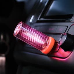USB Plug-In Adjustable Brightness Glass Mini Night Light Color-Changing Car/Bedroom Ambient Decor Lamp Bottle Creative